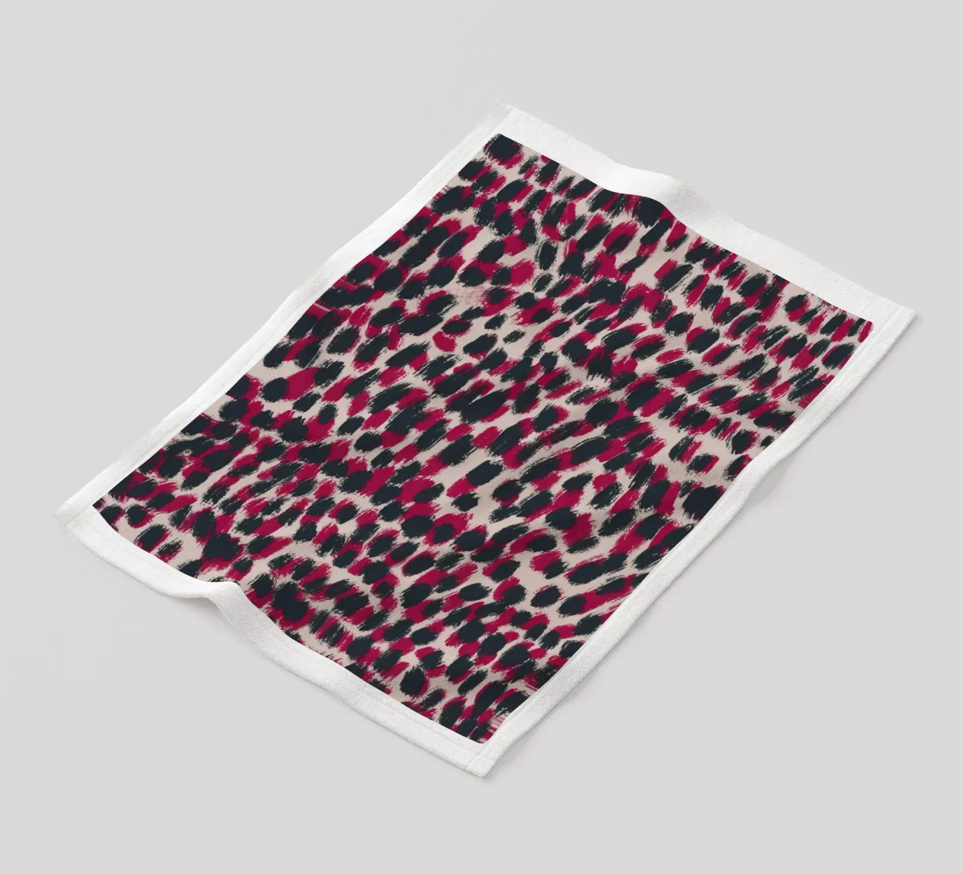 Tiny brushstrokes pattern 07 coperta in pile da Little Dean