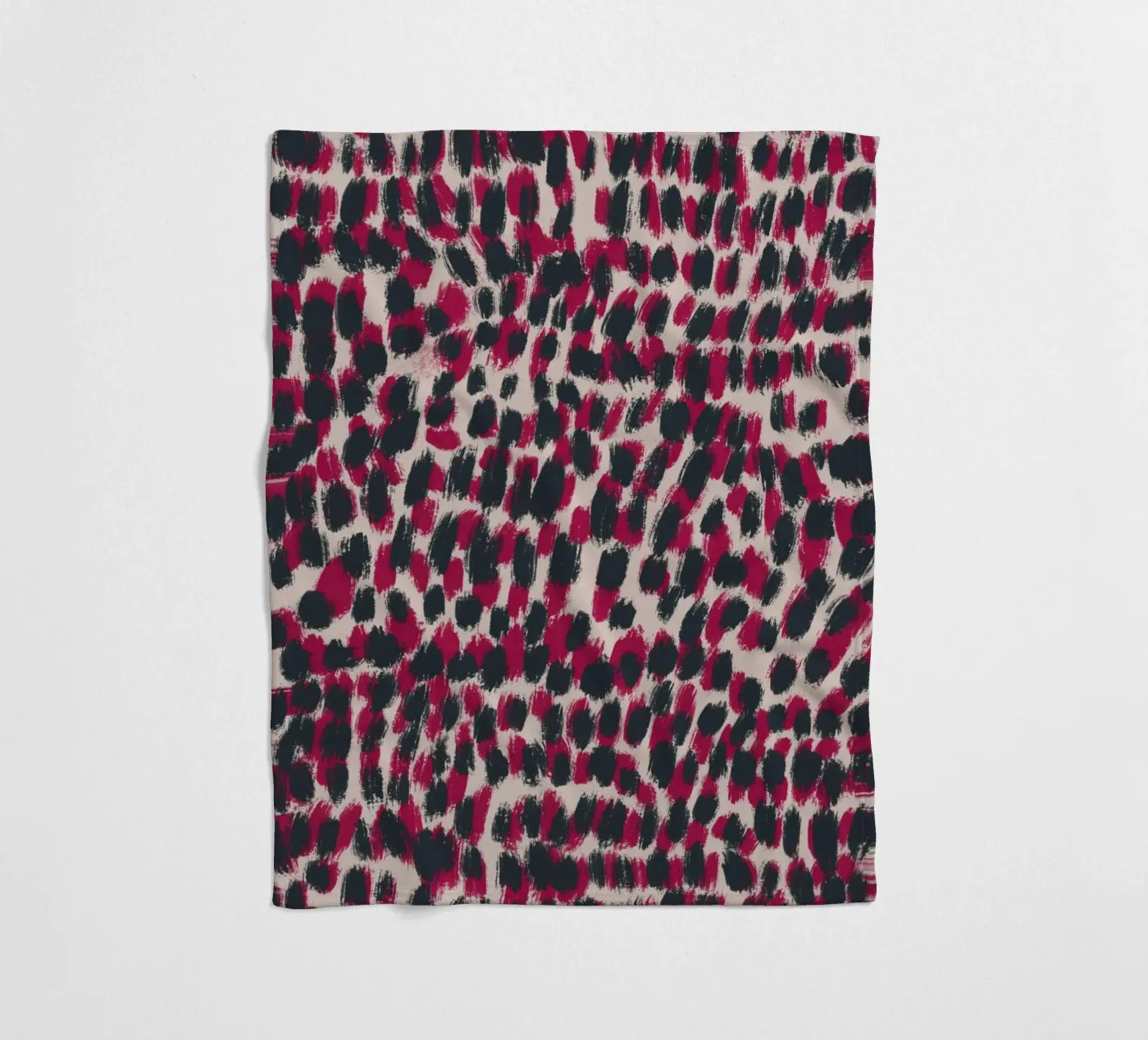 Tiny brushstrokes pattern 07 coperta in pile da Little Dean