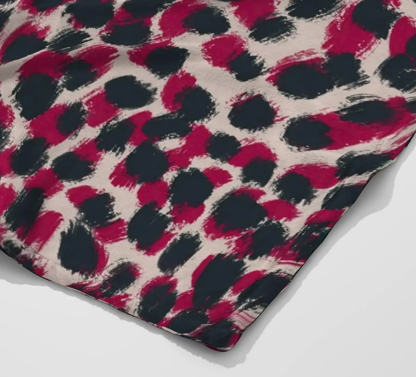 Tiny brushstrokes pattern 07 coperta in pile da Little Dean