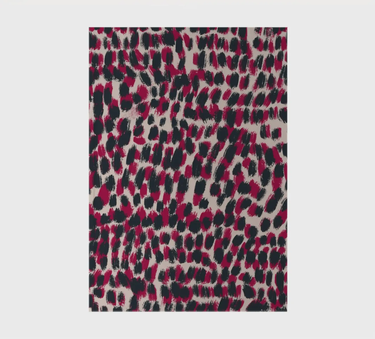 Tiny brushstrokes pattern 07 notebook by Little Dean