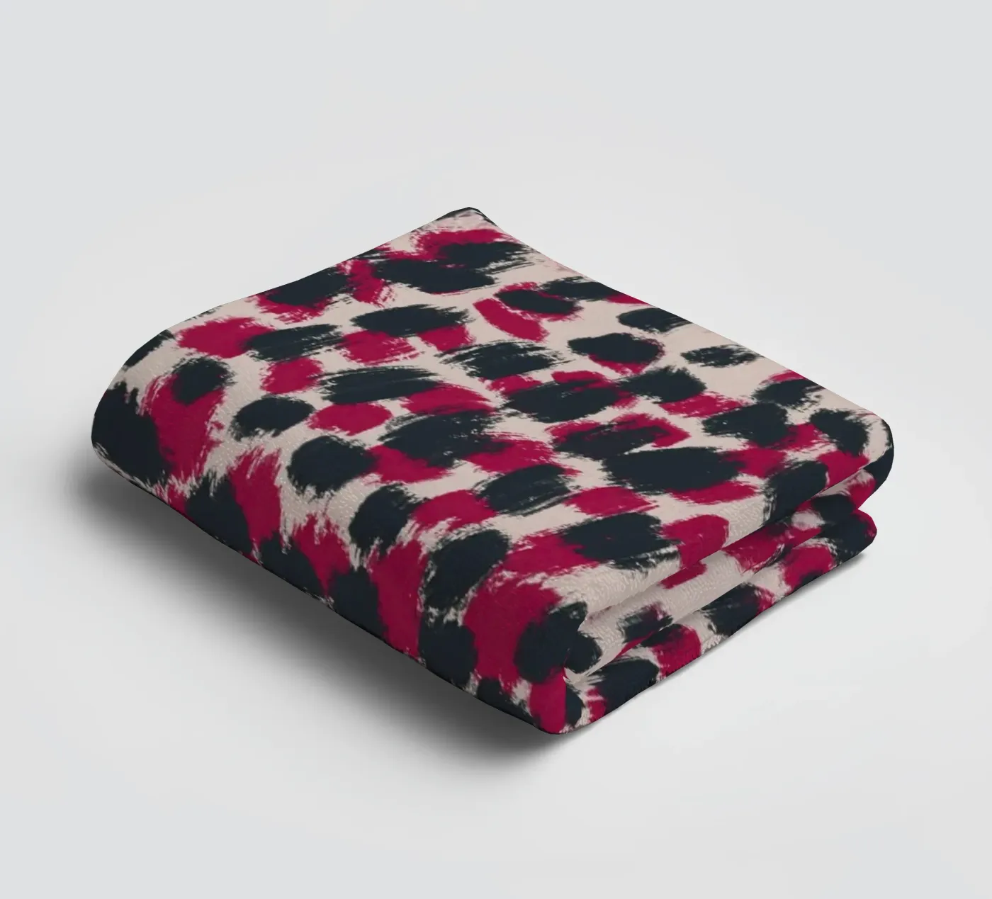 Tiny brushstrokes pattern 07 Handtuch von Little Dean