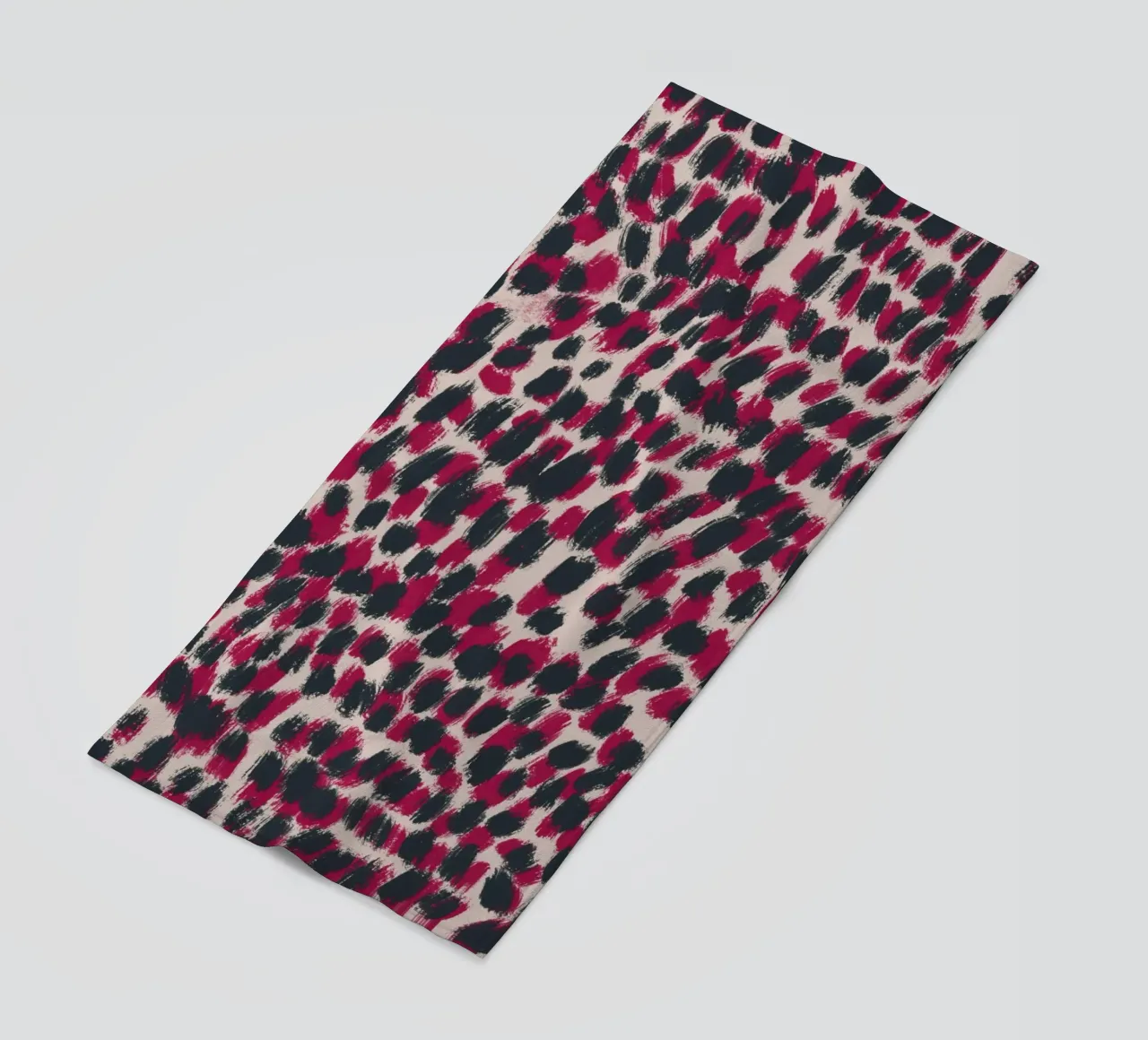 Kleine penseelstreken patroon 07 strandhanddoek van Little Dean