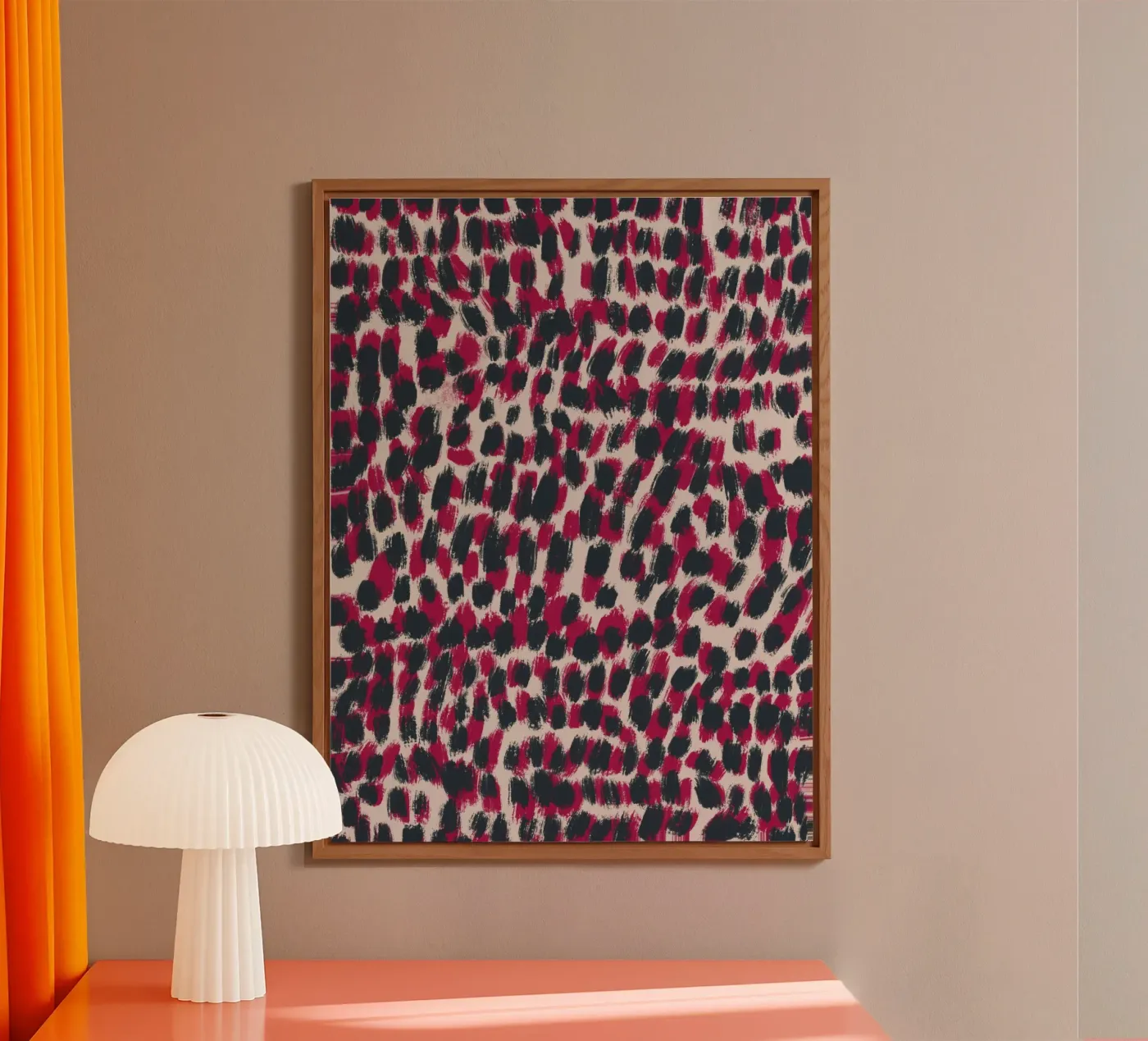 Tiny brushstrokes pattern 07 forex plate by Little Dean