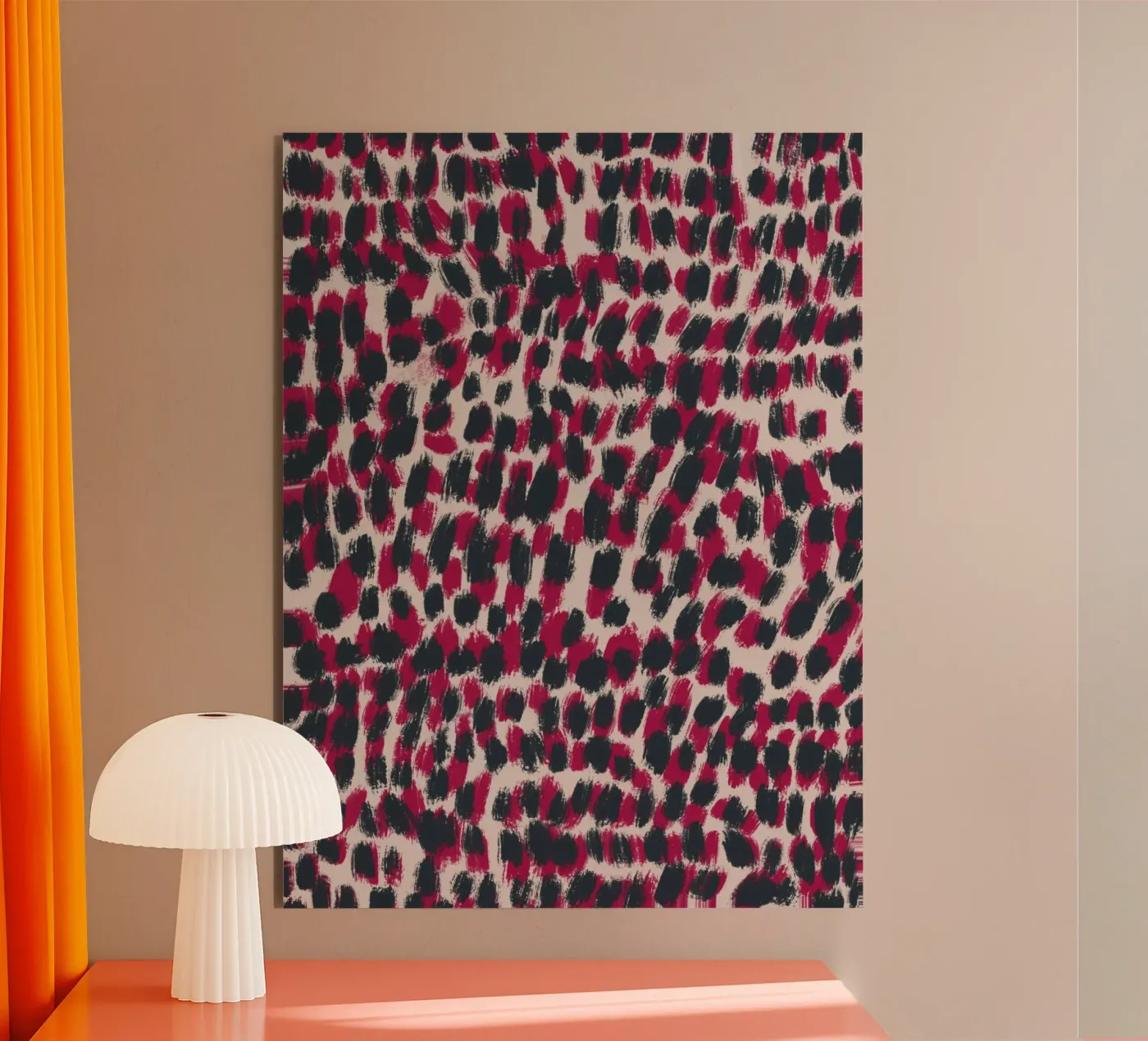 Tiny brushstrokes pattern 07 forex plate by Little Dean