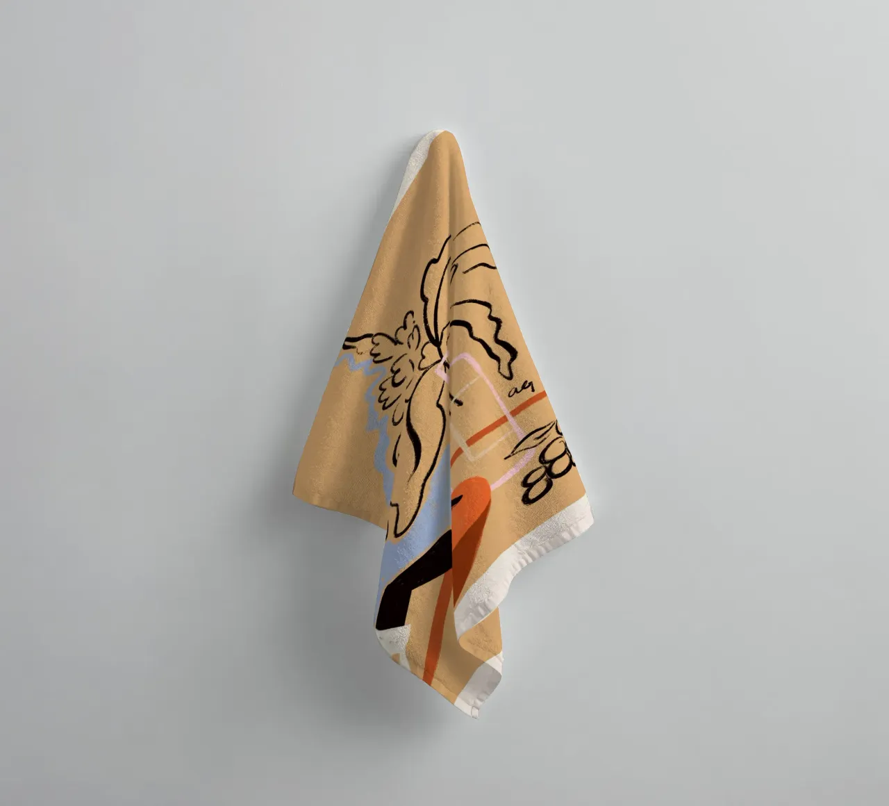 Reaching For The Sun towel by Arty Guava