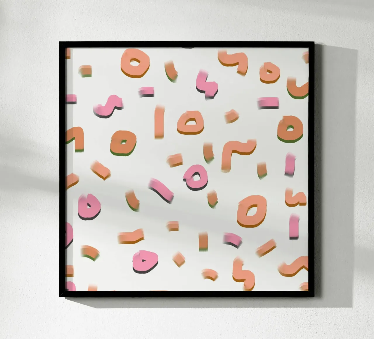 Colore Candy 03 poster con telaio in alluminio da Little Dean