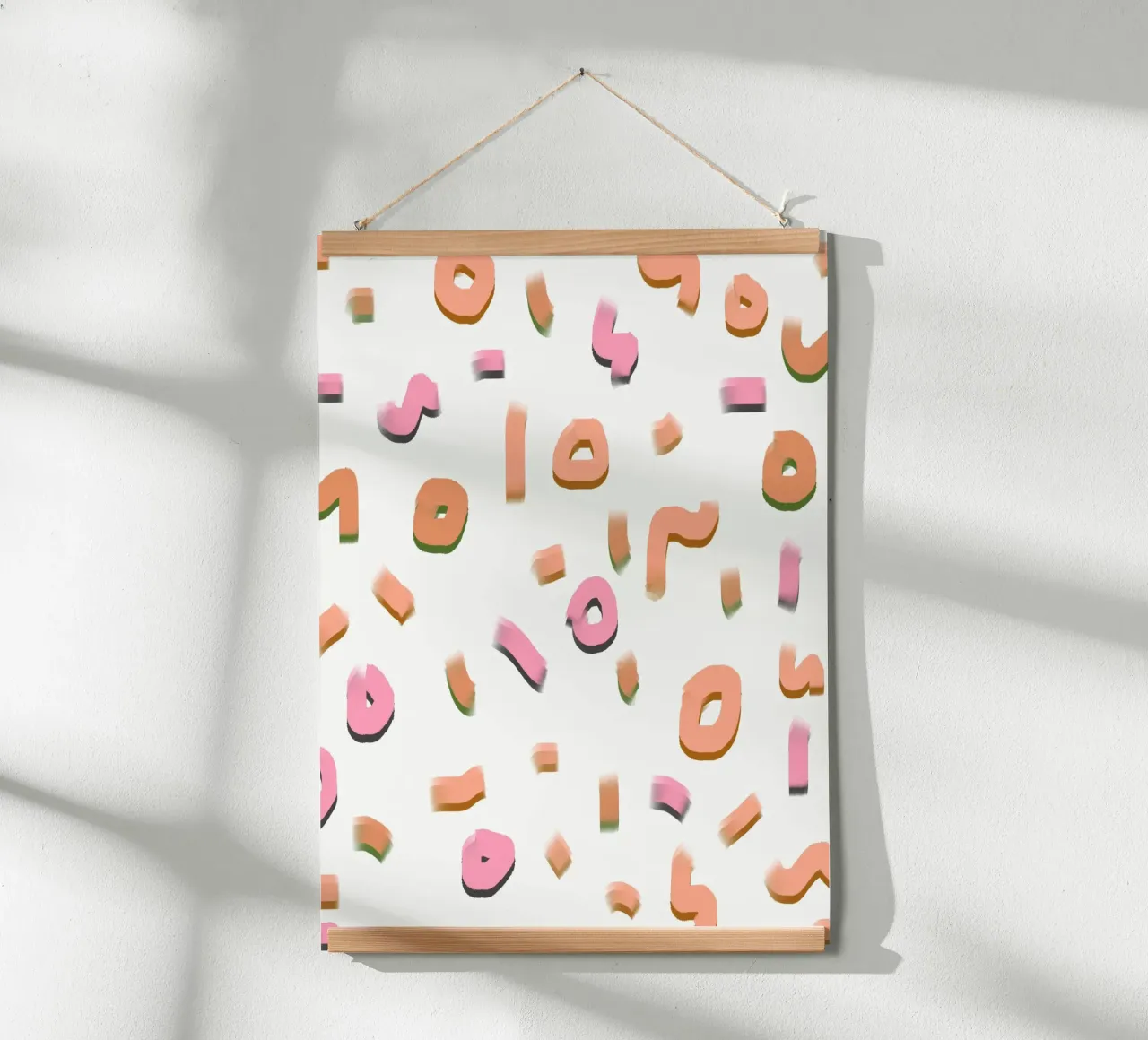 Colore Candy 03 poster con telaio in alluminio da Little Dean