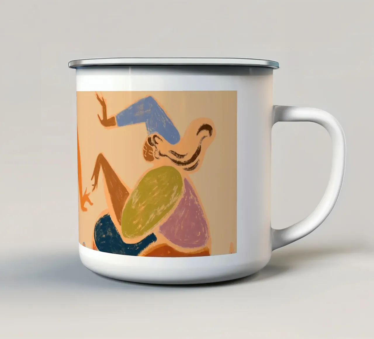 Sisters of the Rhythm tazza in smalto da Arty Guava