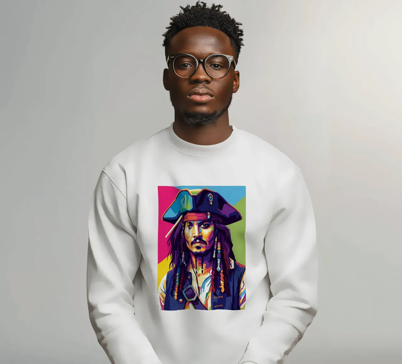 Jack Sparrow - Johnny Depp #1 felpa da Hantamrata