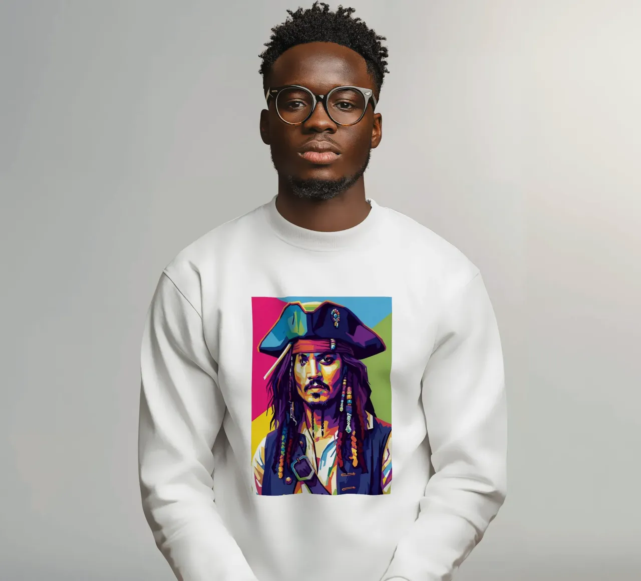 Jack Sparrow - Johnny Depp #1 felpa da Hantamrata