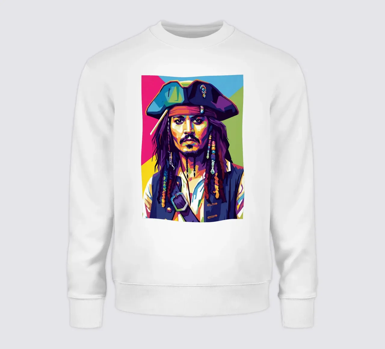 Jack Sparrow - Johnny Depp #1 felpa da Hantamrata