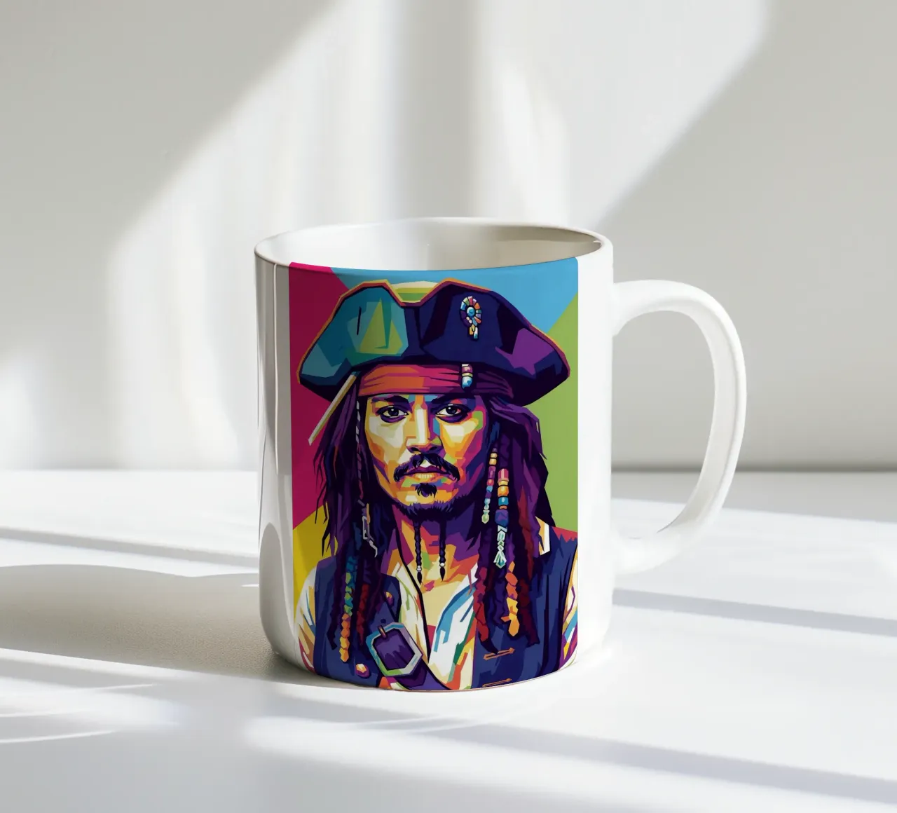 Jack Sparrow - Johnny Depp #1 tazza in ceramica da Hantamrata