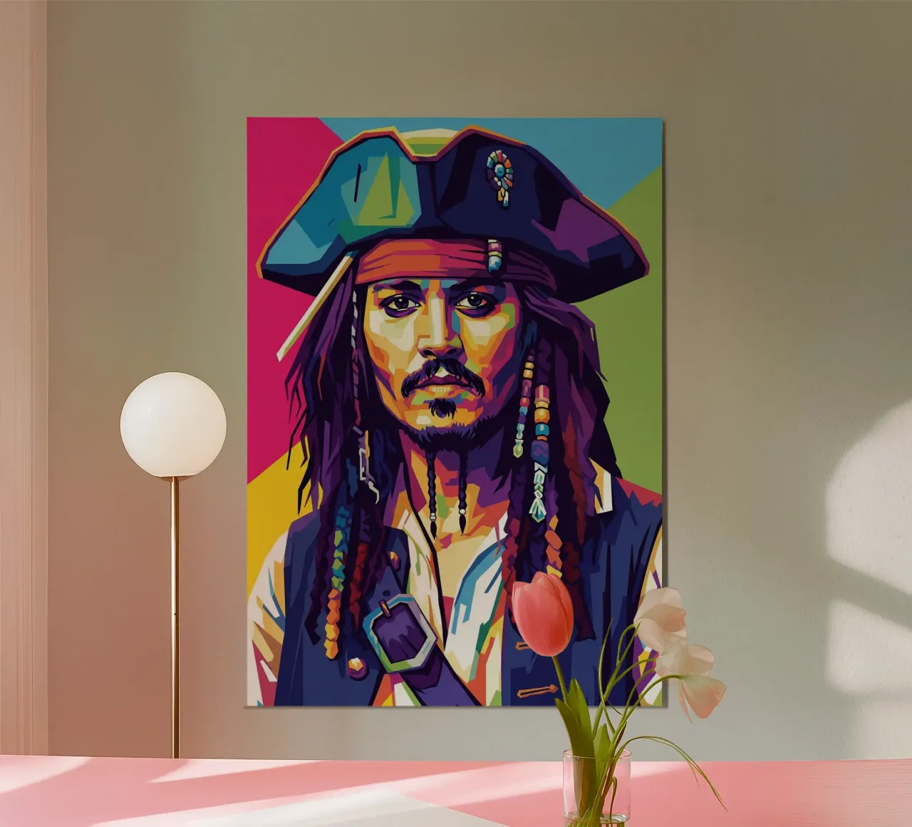 Jack Sparrow - Johnny Depp #1 poster da Hantamrata