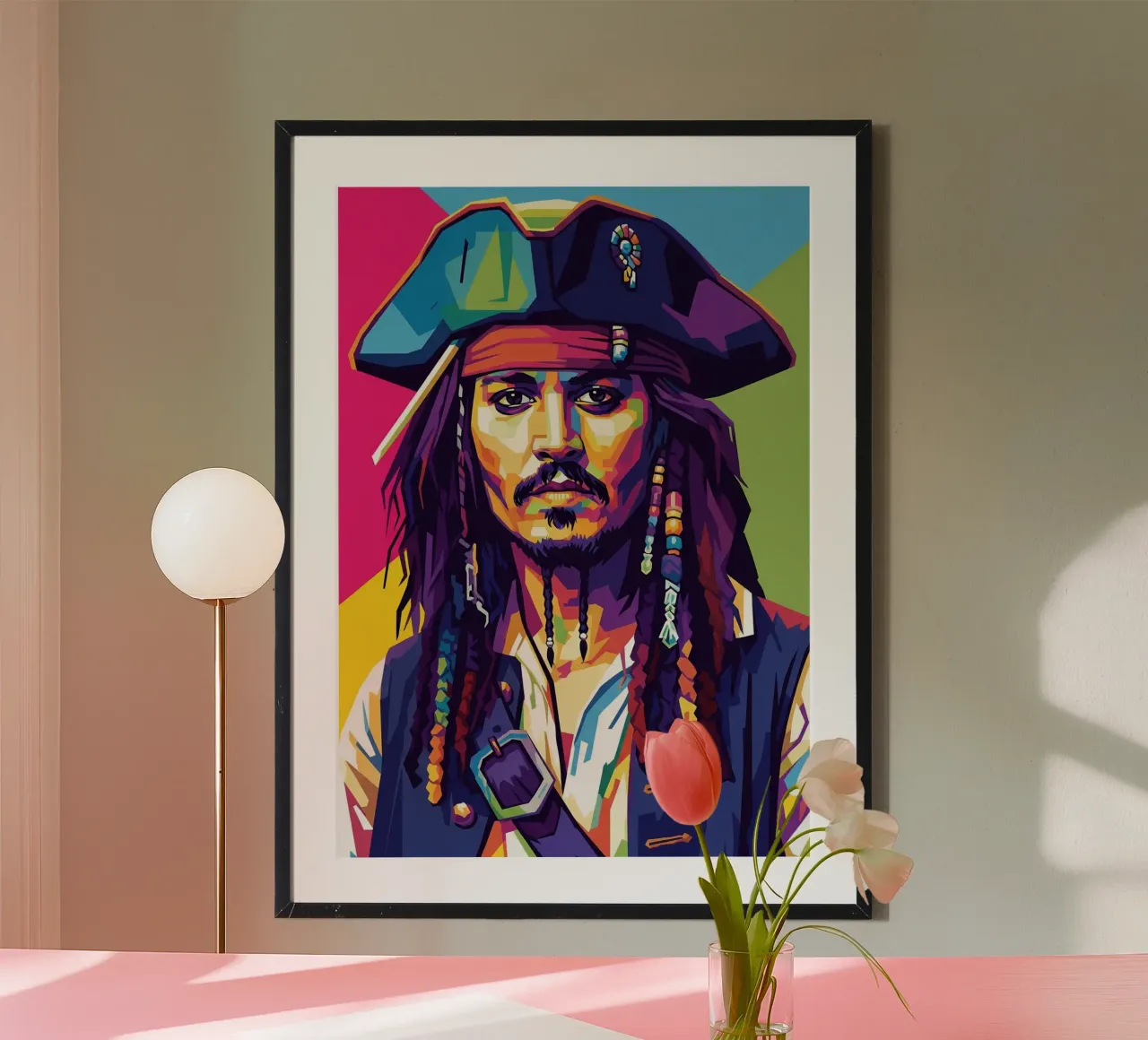 Jack Sparrow - Johnny Depp #1 poster da Hantamrata