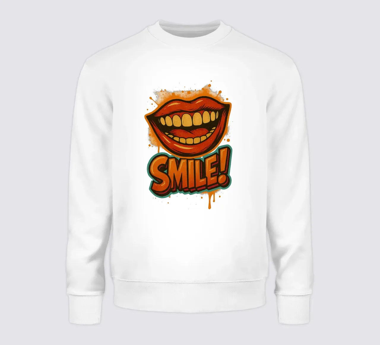 SMILE ... felpa da Vintage Van Gogh