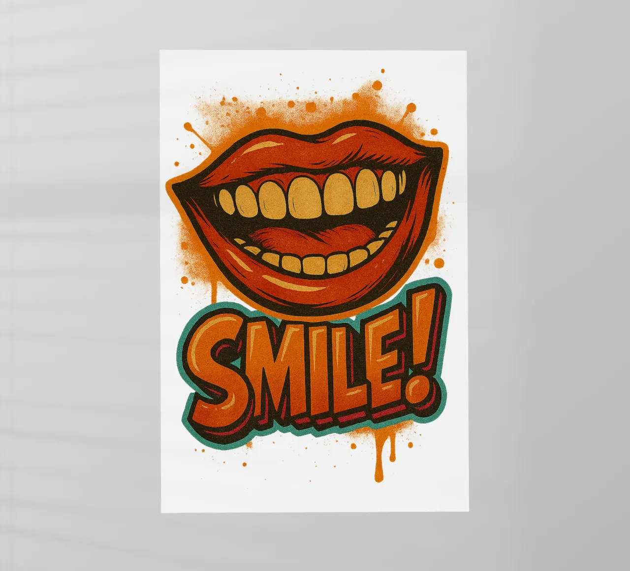 SMILE ... pellicola backlit da Vintage Van Gogh