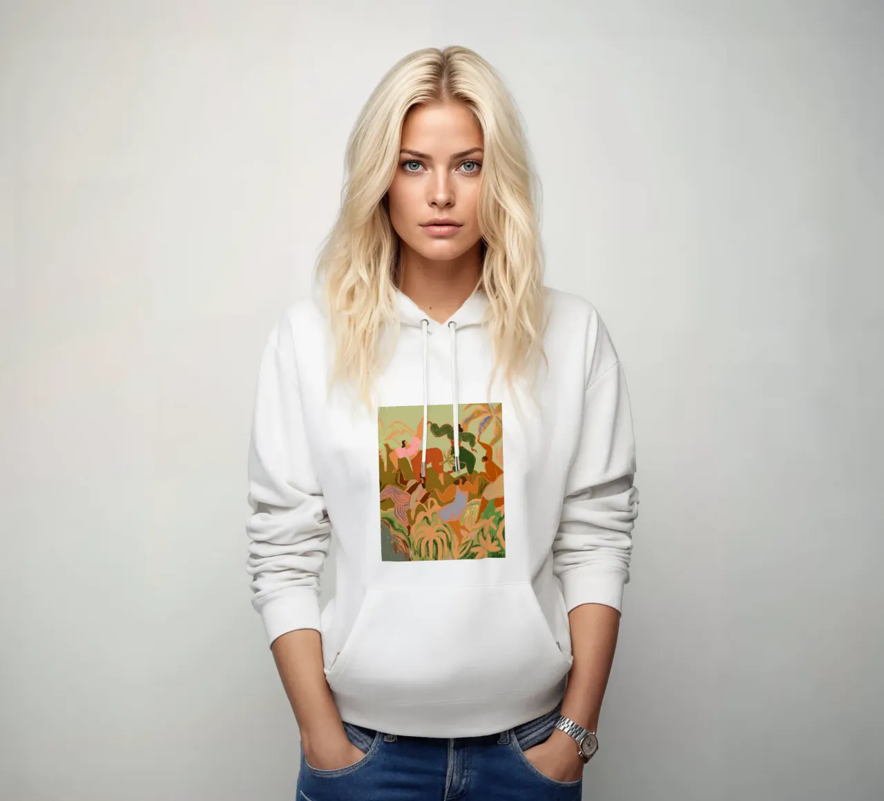 Spring Frolic felpa con cappuccio da Arty Guava