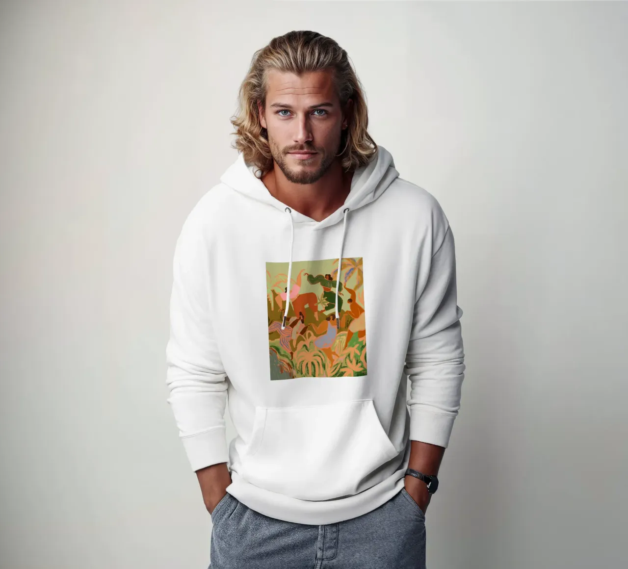 Spring Frolic felpa con cappuccio da Arty Guava