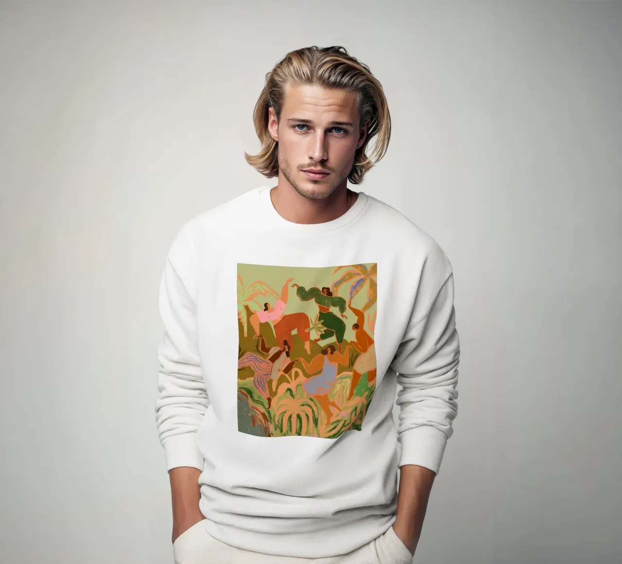 Spring Frolic sweatshirt by Arty Guava