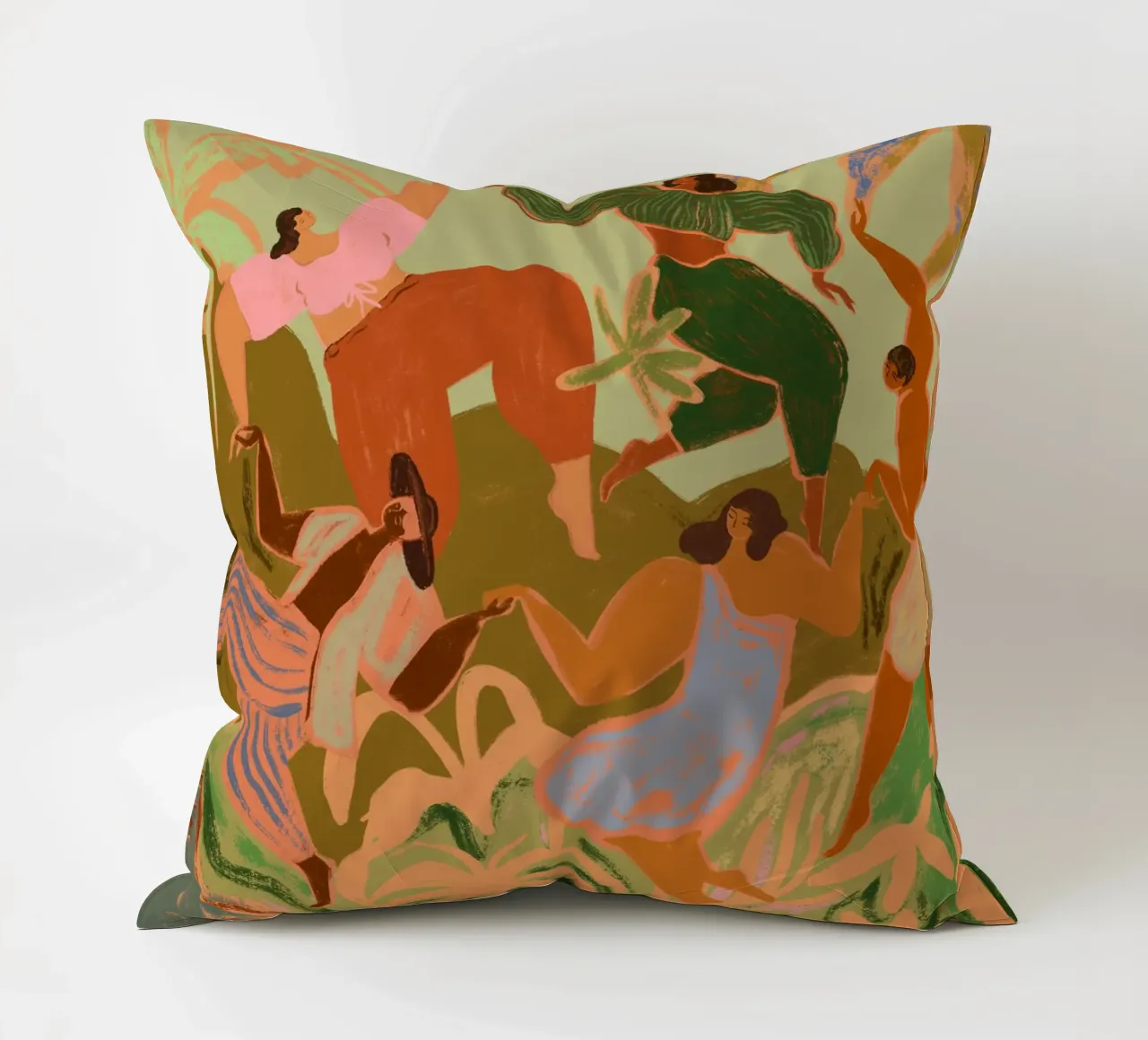 Spring Frolic decorative cushion by Arty Guava
