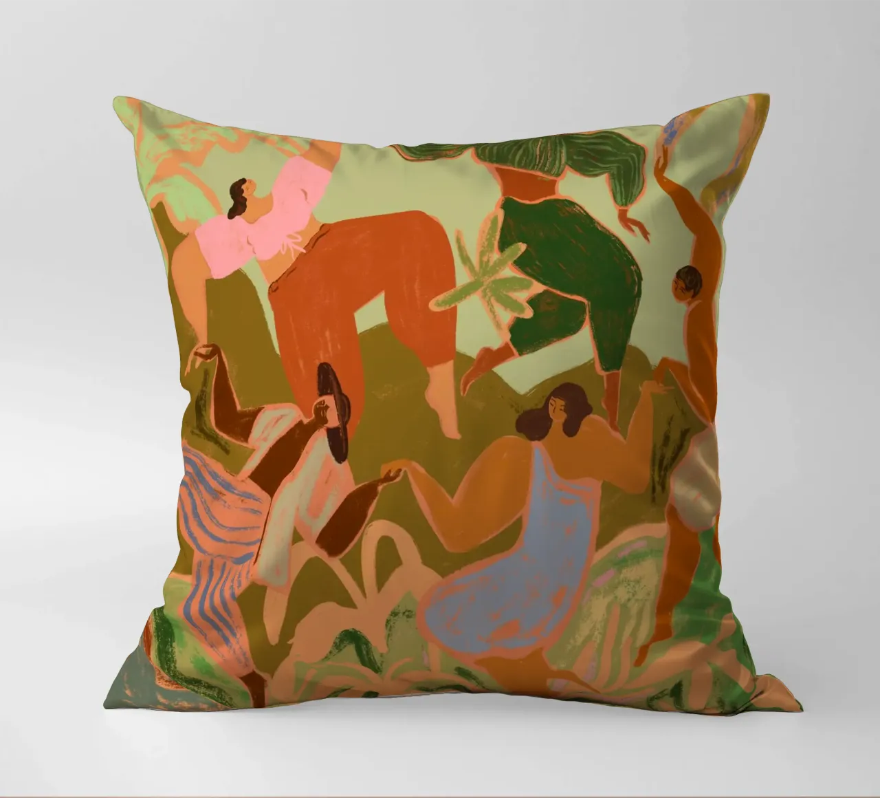 Spring Frolic decorative cushion by Arty Guava