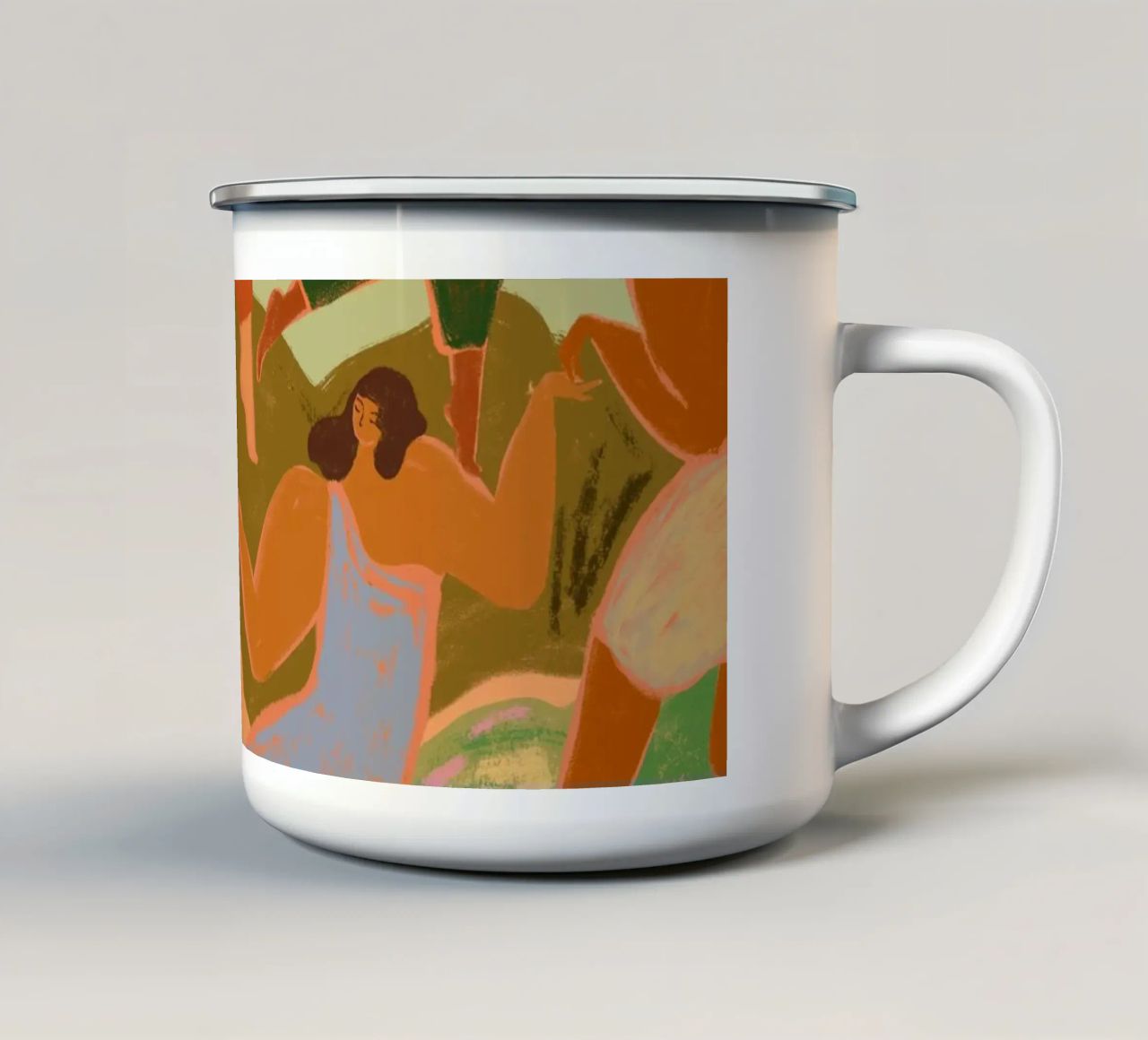 Spring Frolic tazza in smalto da Arty Guava