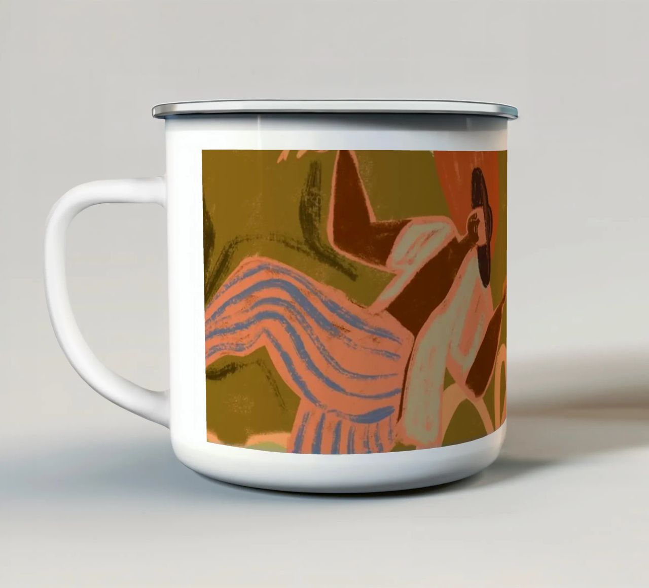 Spring Frolic tazza in smalto da Arty Guava