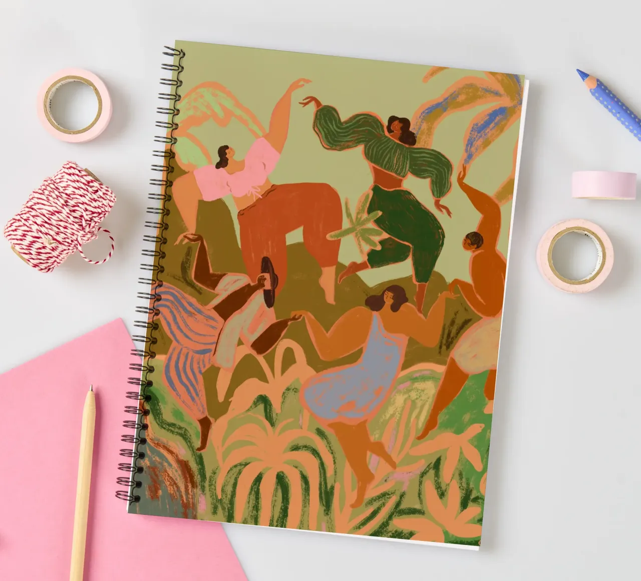 Spring Frolic diario ad anelli da Arty Guava