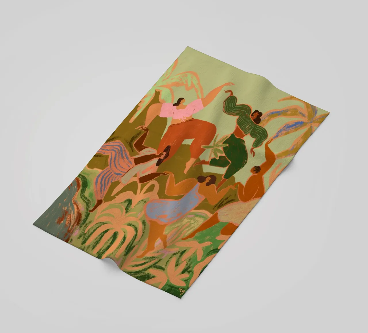 Spring Frolic beach towel by Arty Guava