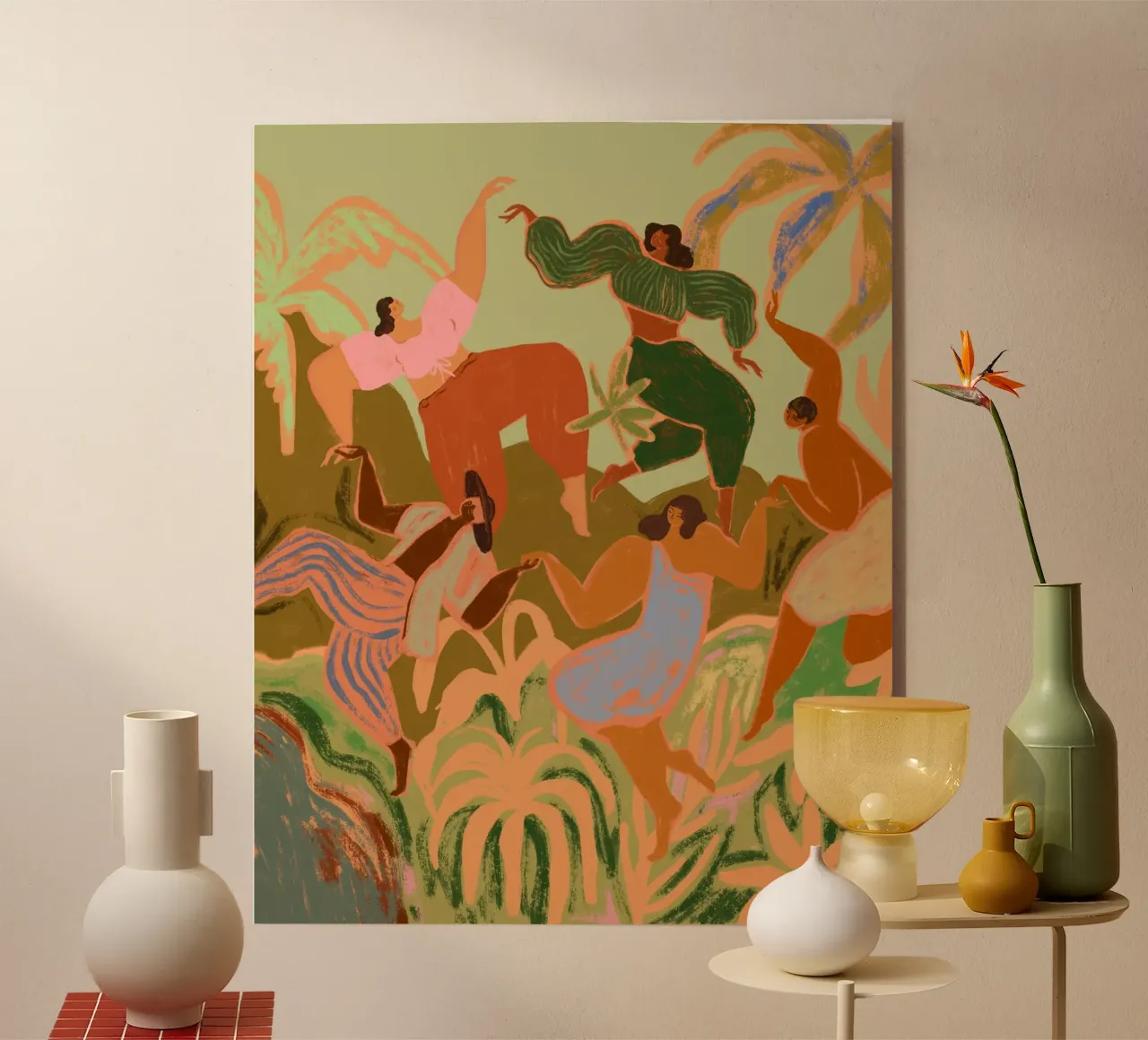 Spring Frolic acryl van Arty Guava