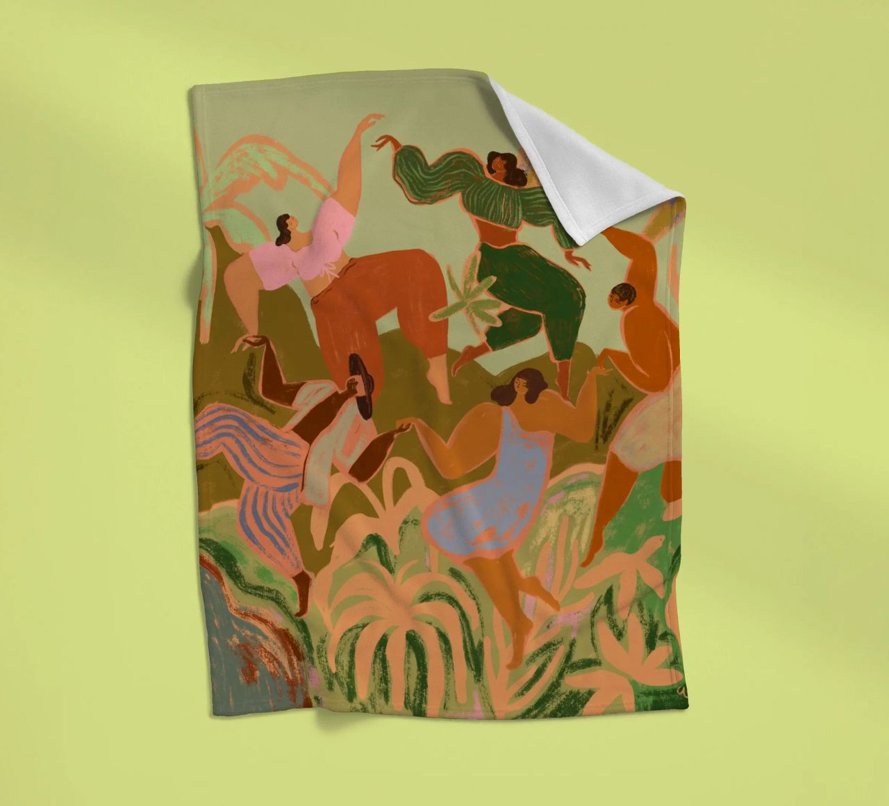 Spring Frolic coperta in pile da Arty Guava