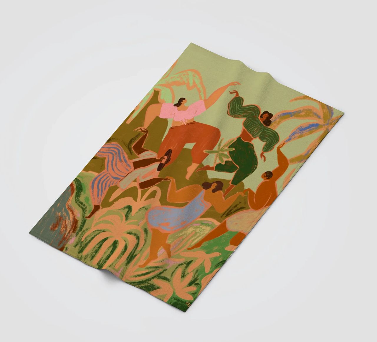 Spring Frolic coperta in pile da Arty Guava