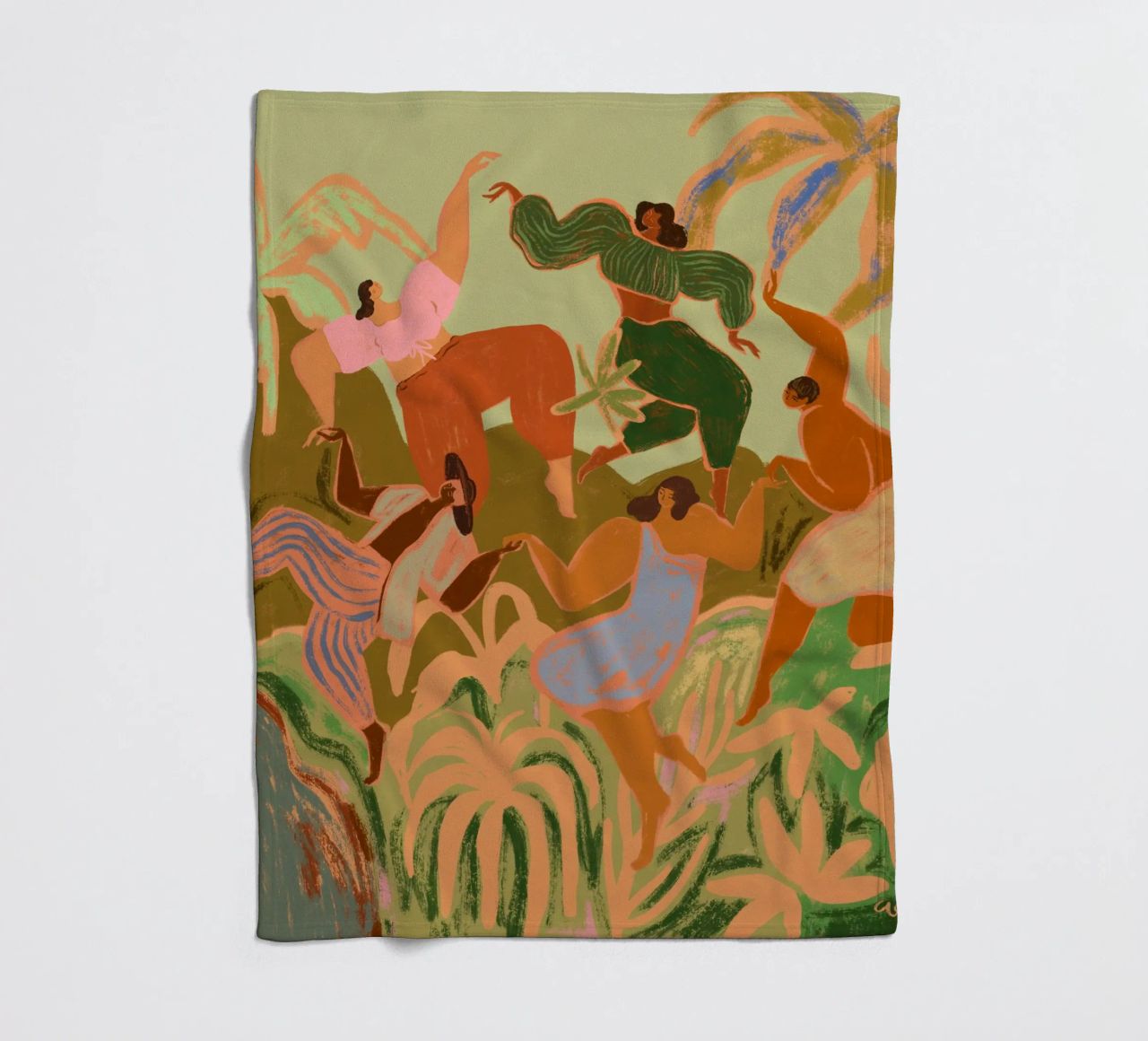 Spring Frolic coperta in pile da Arty Guava