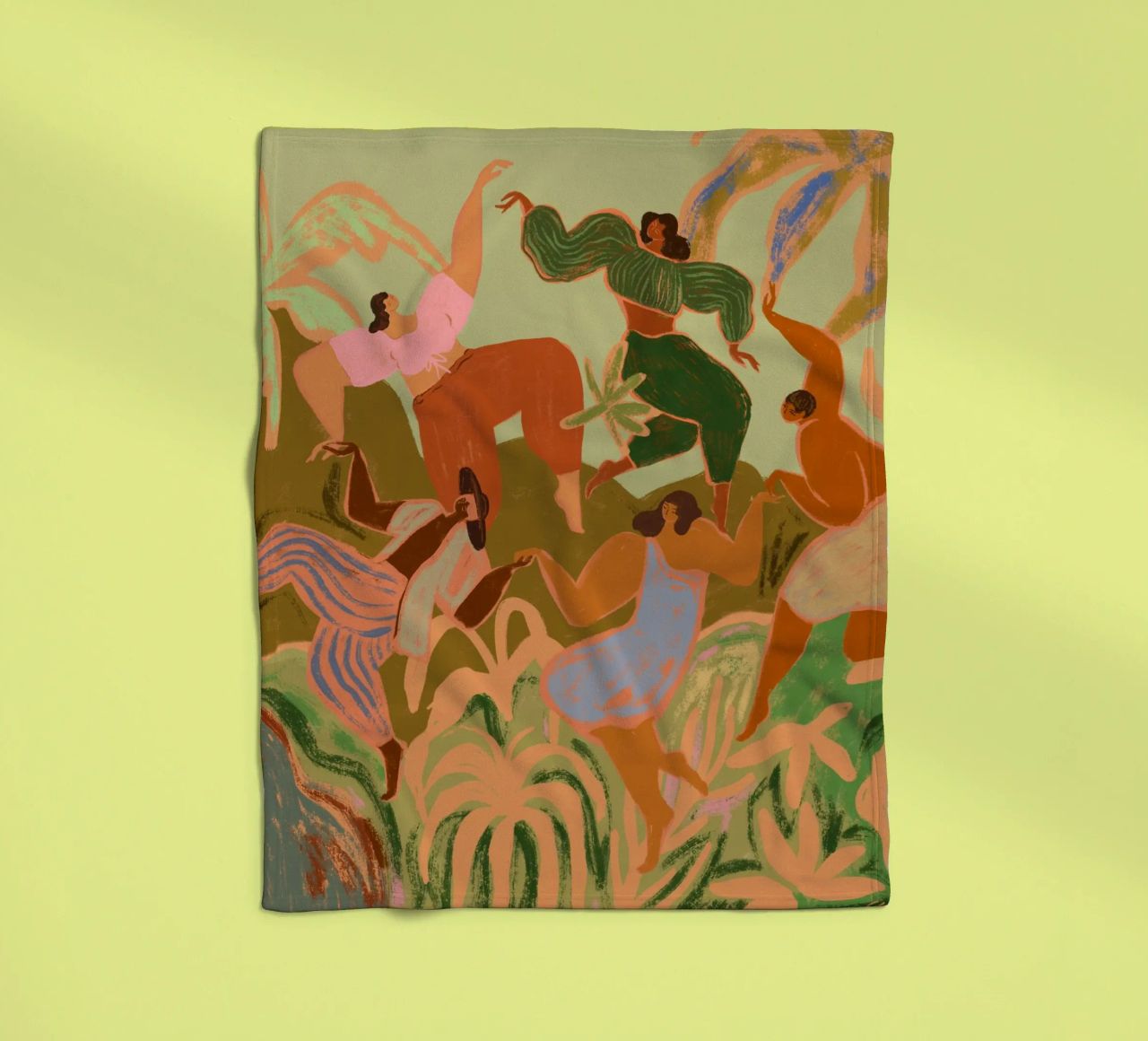 Spring Frolic coperta in pile da Arty Guava