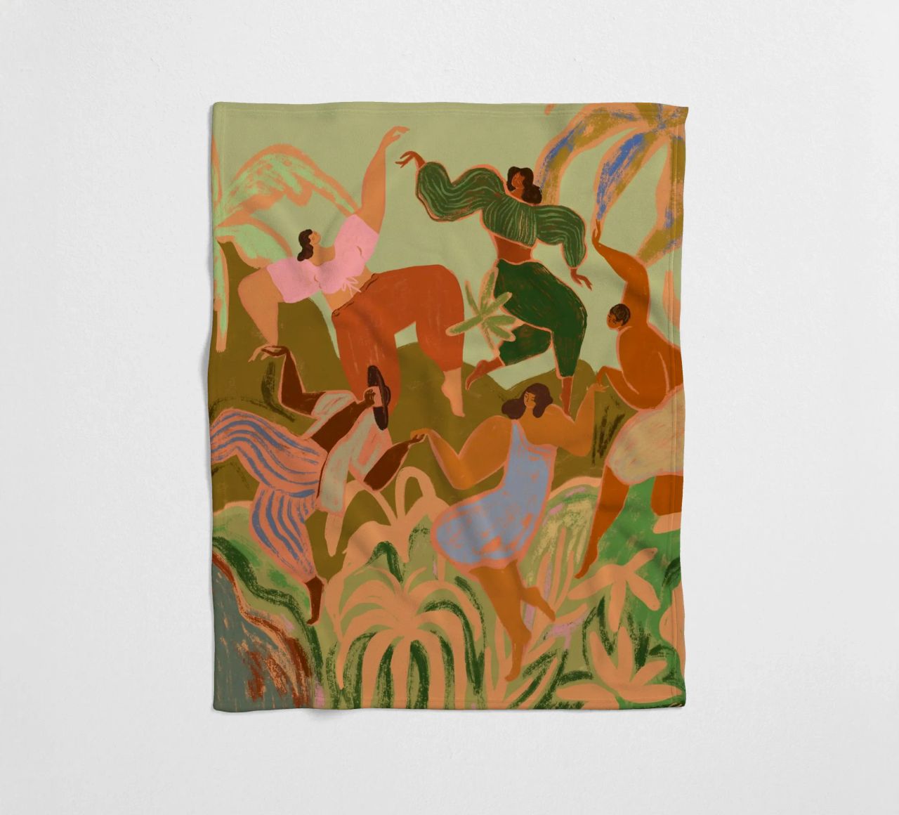 Spring Frolic coperta in pile da Arty Guava