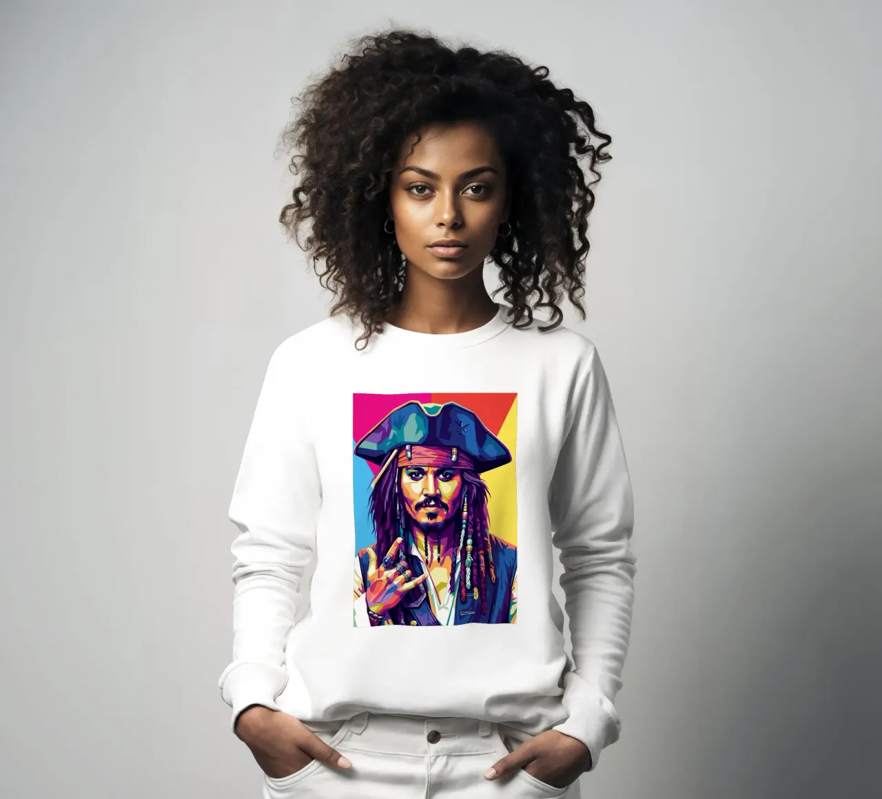 Jack Sparrow - Johnny Depp #2 felpa da Hantamrata