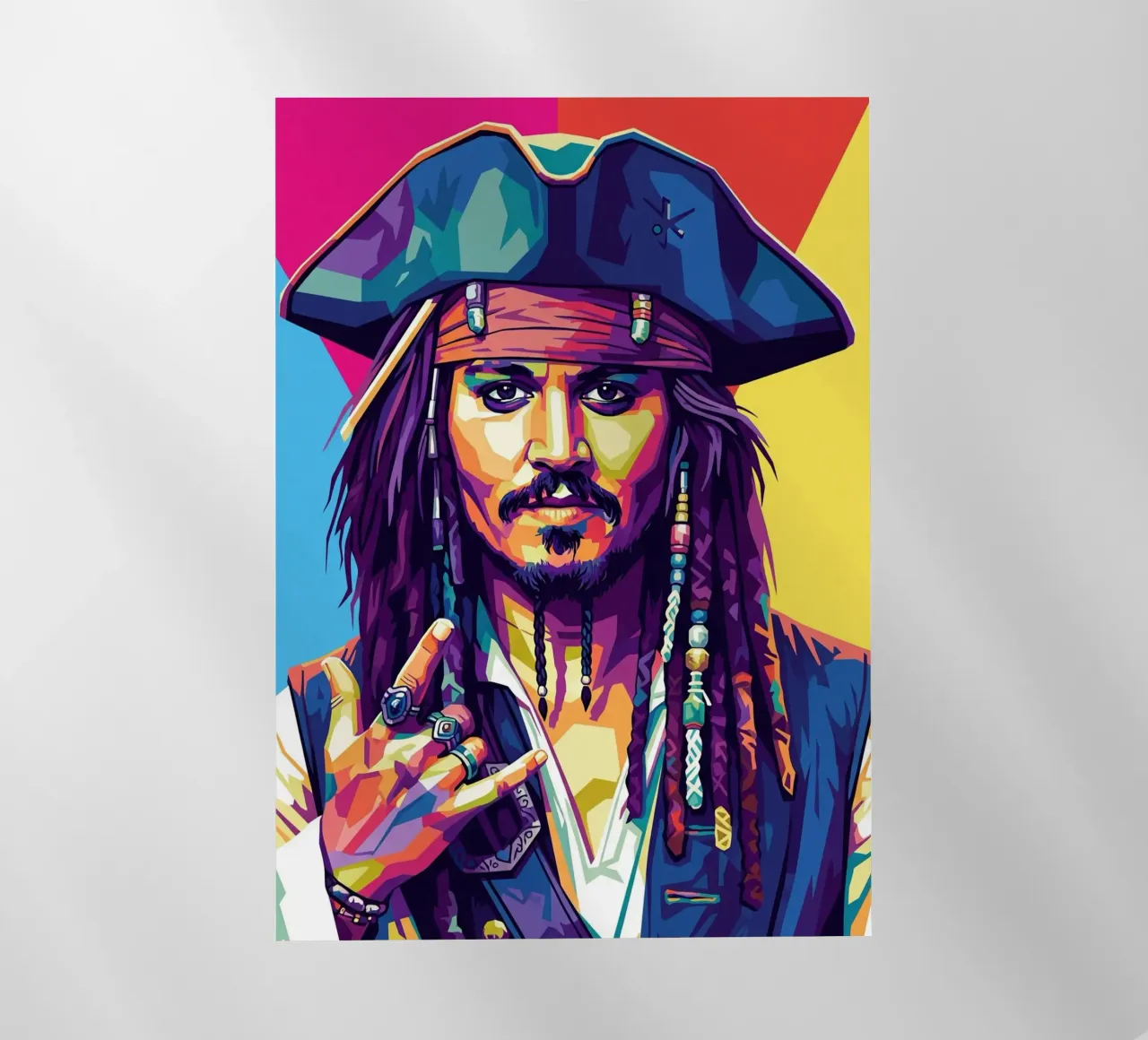 Jack Sparrow - Johnny Depp #2 pellicola backlit da Hantamrata