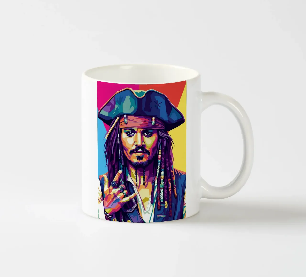 Jack Sparrow - Johnny Depp #2 tazza in ceramica da Hantamrata