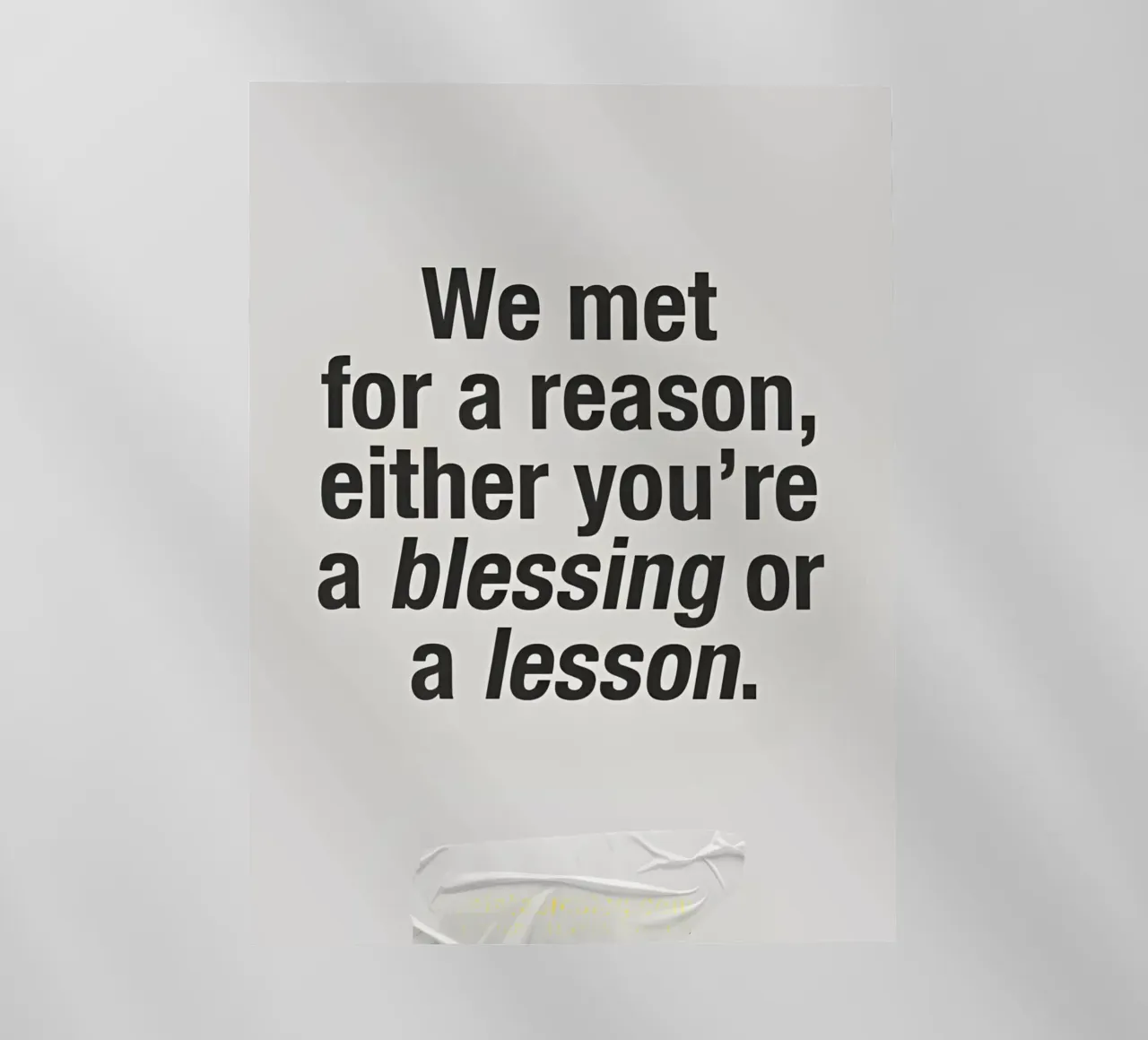for a reason pellicola backlit da Type & Tape