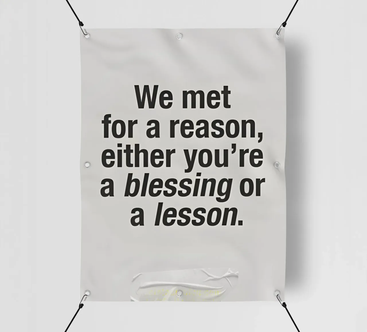 for a reason telo in pvc da Type & Tape