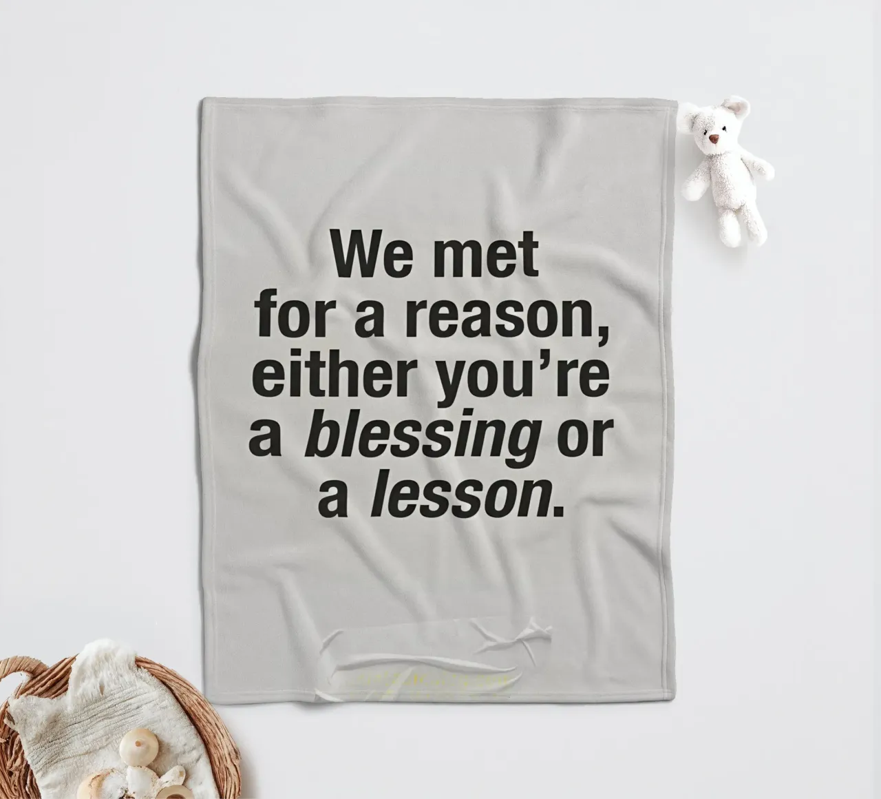 for a reason coperta in pile da Type & Tape