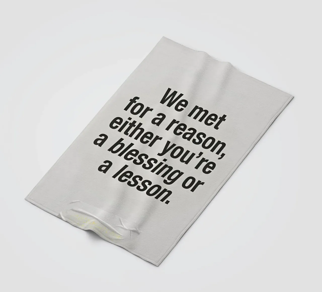 for a reason coperta in pile da Type & Tape