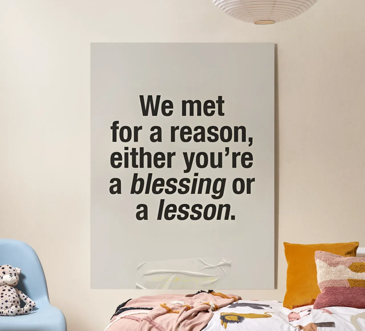 for a reason plexiglass da Type & Tape