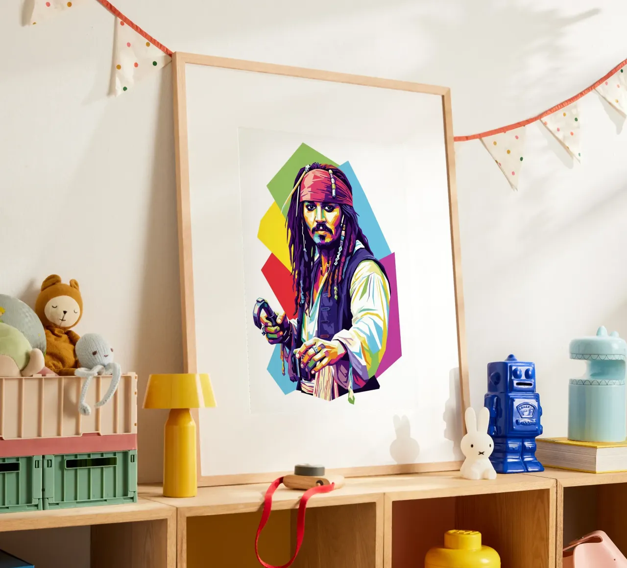 Jack Sparrow - Johnny Depp #3 poster da Hantamrata