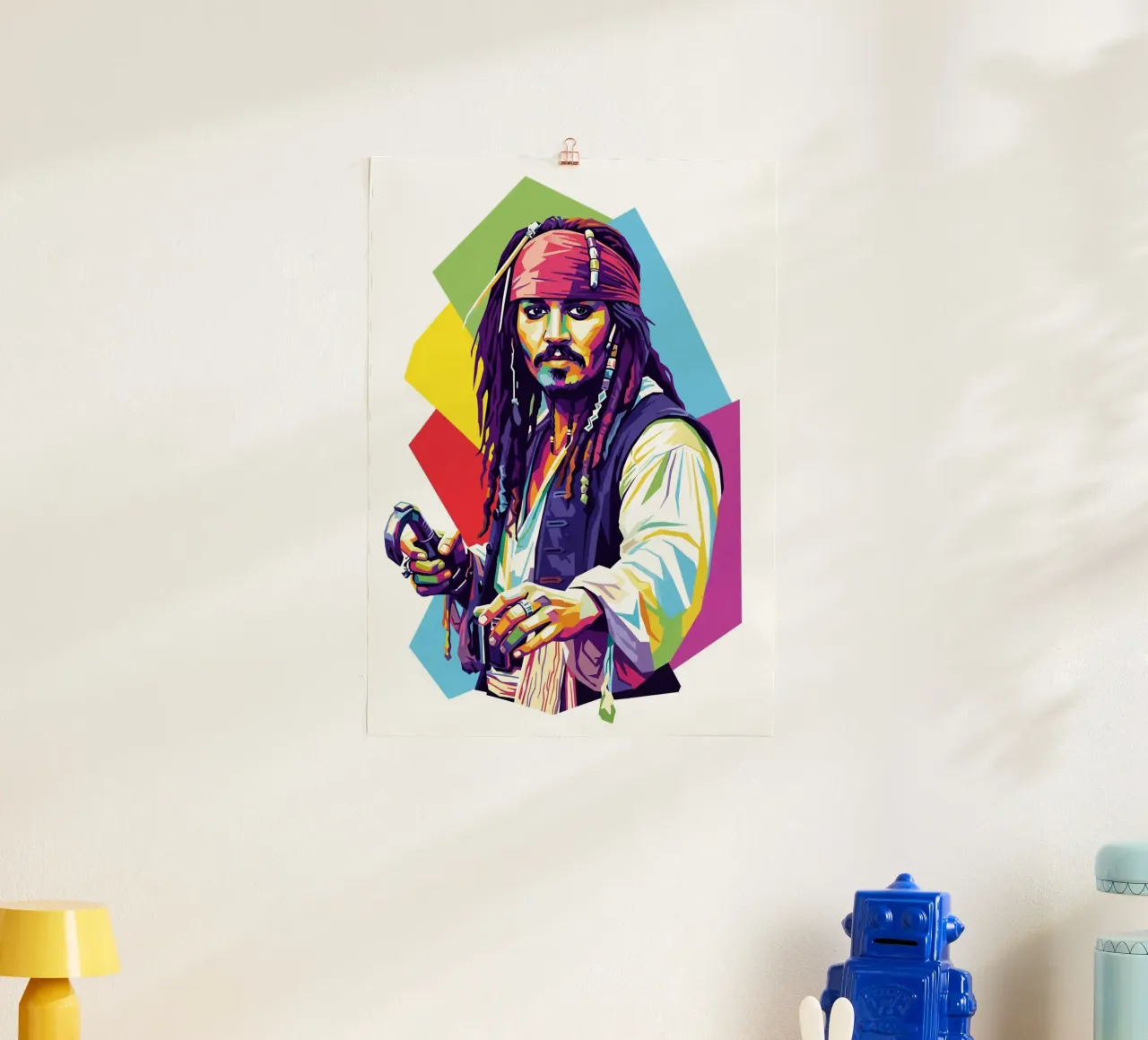 Jack Sparrow - Johnny Depp #3 poster da Hantamrata