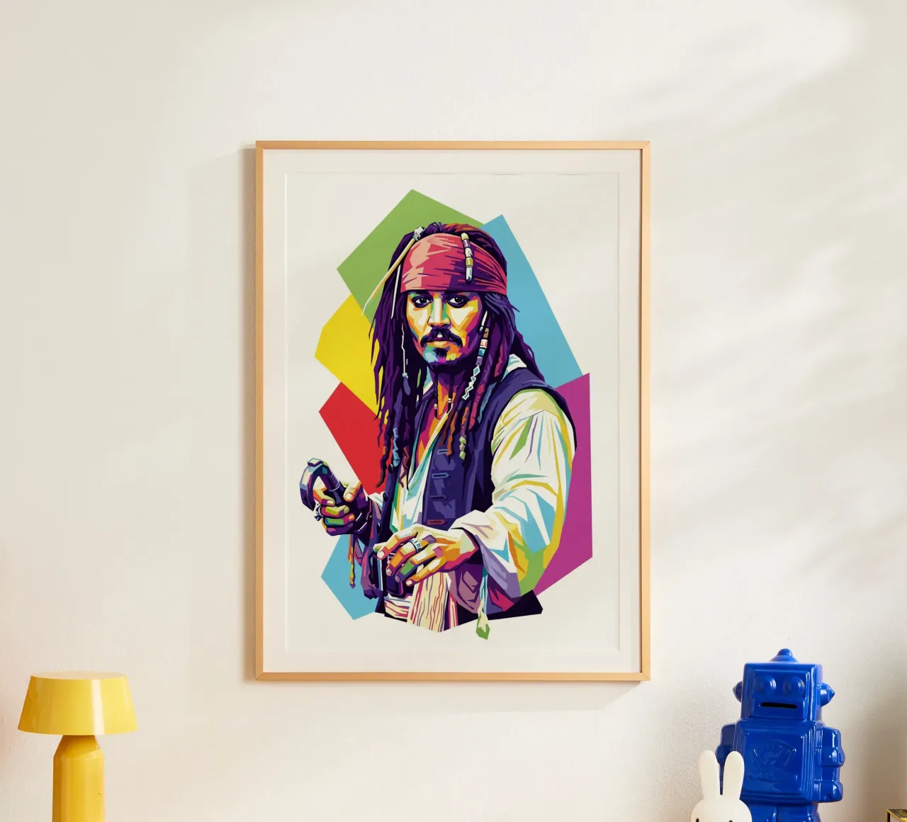 Jack Sparrow - Johnny Depp #3 poster da Hantamrata