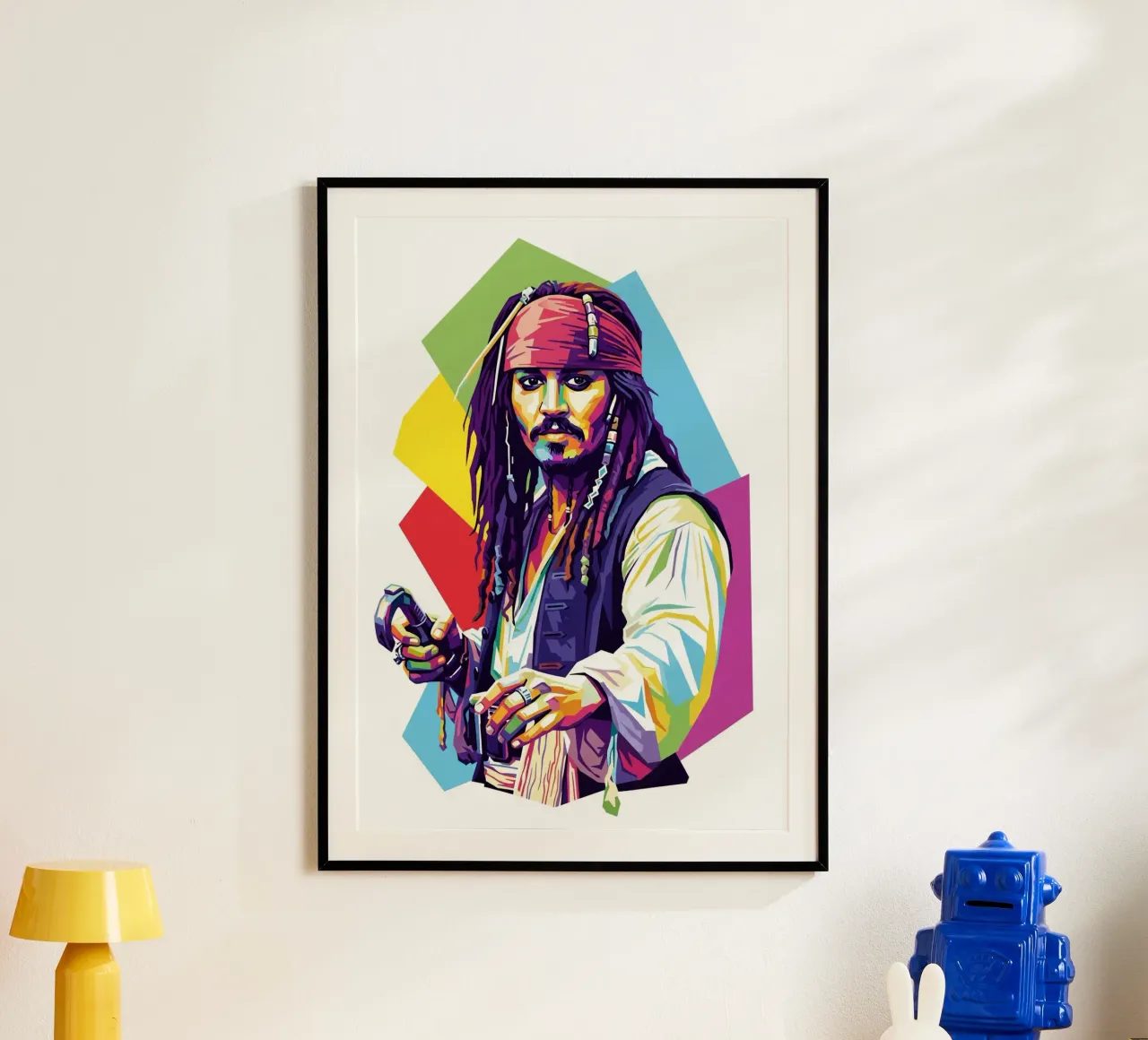 Jack Sparrow - Johnny Depp #3 poster da Hantamrata