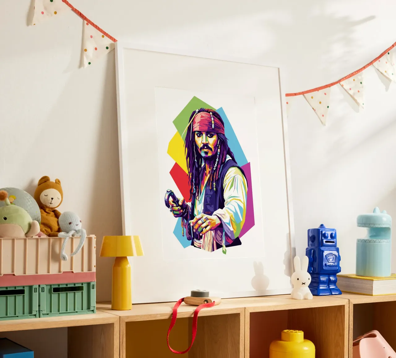 Jack Sparrow - Johnny Depp #3 poster da Hantamrata