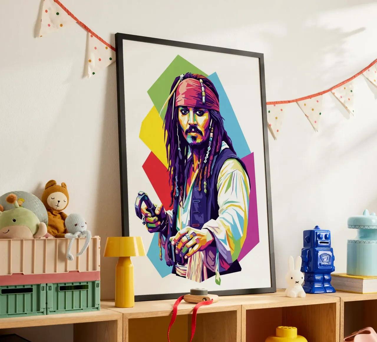 Jack Sparrow - Johnny Depp #3 poster da Hantamrata