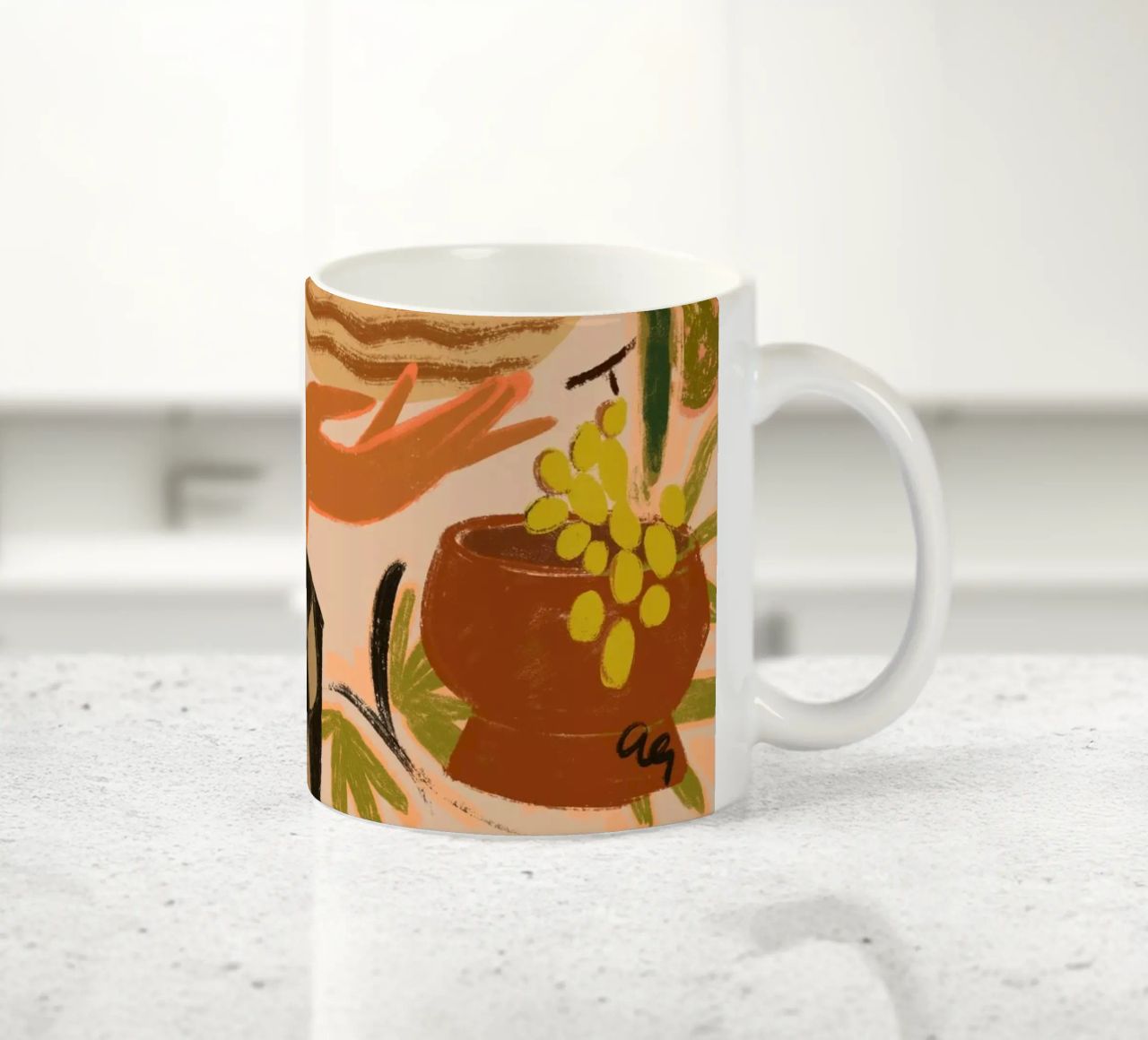 The Power of One tazza in ceramica da Arty Guava